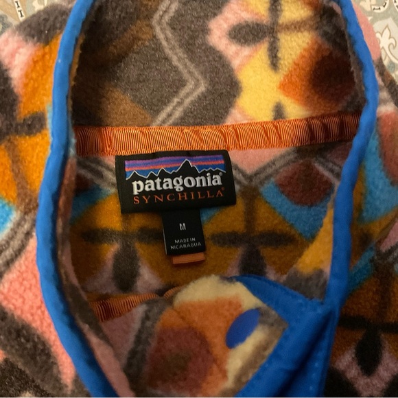 Mint Patagonia Synchilla Snap T Pullover Women’s Sz Medium - Picture 3 of 9